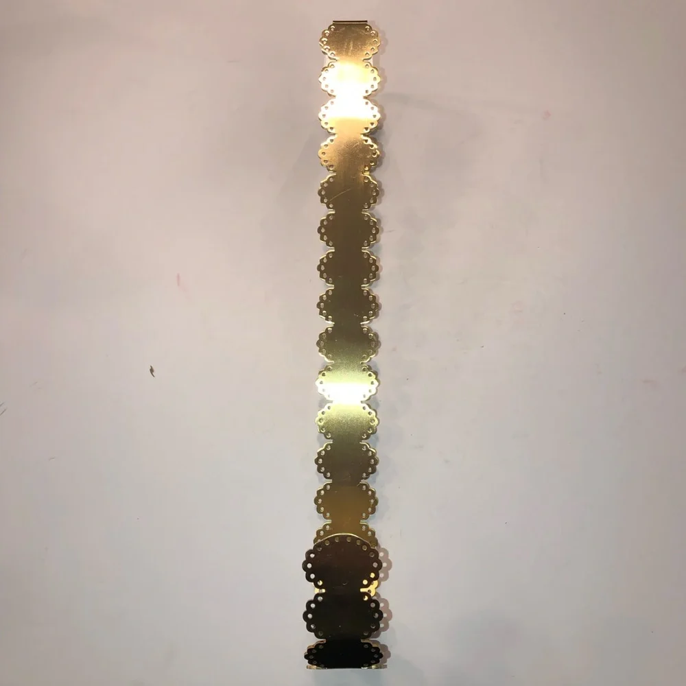 New Terrain x Anthropologie Home Decor Gold Scalloped Lace Wreath Hanger Hook